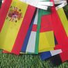2025 European String Flags Polyester 7M 24 Countries Hanging String Flags Bunting National String Flags Football Event Decor