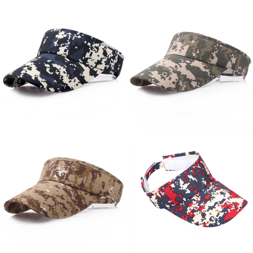 Unisex Kappe mit digitalem Camouflage-Muster und verstellbarer Passform für Sommer im Militärstil