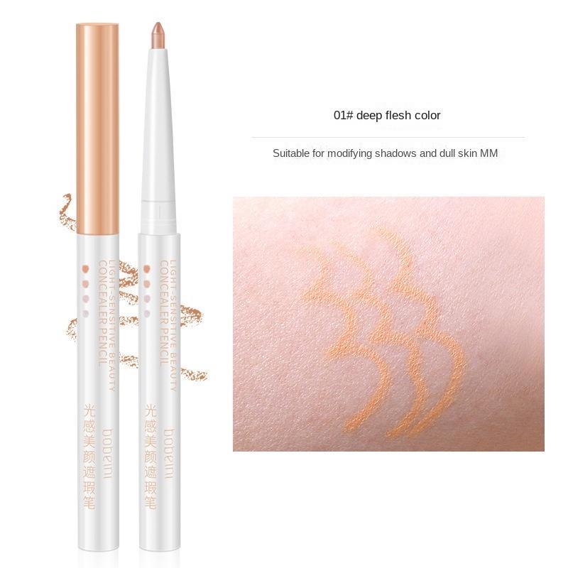 Waterproof Concealer Face Cover Dark Circles Under Eyes Spot Mark Natural BrighTening Sleeper Bombyx Pen Concealer Stick Long-lasting Setting Makeup