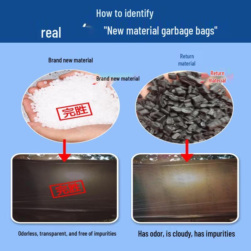 Flat-Bottom Roll Garbage Bags