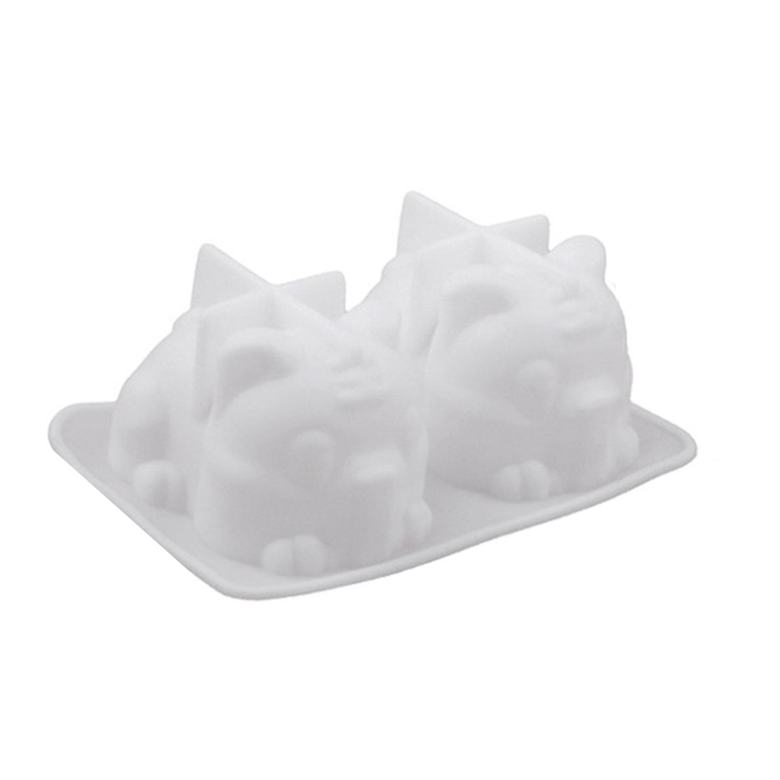 

Форма для мусса в виде мультяшного животного 3D, термостойкая силиконовая форма для десерта, инструмент для выпечки шоколада A