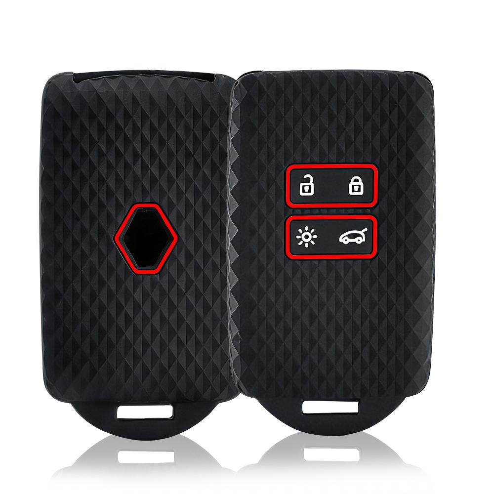 Silicone Key Case Cover For Renault Austral Captur Arkana Koleos Zoe Scenic Dacia Sandero Duster Logan Jogger Kadjar Clio Megane