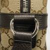 Used GG Canvas Messenger Bag (9539) 449173 KY9KN 9886 7921, Brown Calfskin Crossbody Bag with Embossed Logo in Beige,