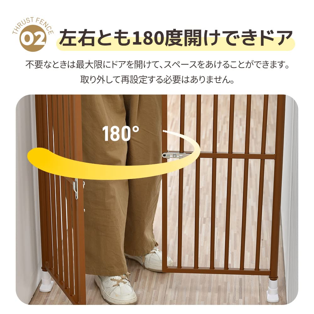 OSJ Haustier Ausbruchsverhinderung Schloss Haus Für Mehrere Mehrere Stahl Haustier Verhindert Springen Schwarz Tor, Zaun, Tür, Zaun, Sitzen, Schutz, Katzen, Katzen,