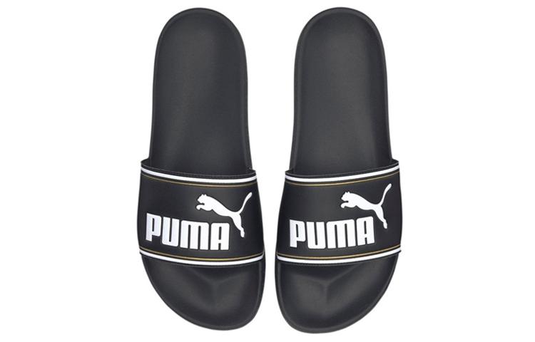 Puma Leadcat FTR Slide Black Team Gold White