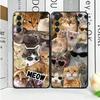 Crying Cats Combine Memes Soft Phone Case for Samsung A17 A37 A57 A16 A26 A36 A56 A15 A25 A35 A55 A14 A24 A34 A54 A13 A23 A33 A5