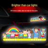 Reflective Warning Stickers: Creative Cartoon Characters for Cars & Electric Motorcycles