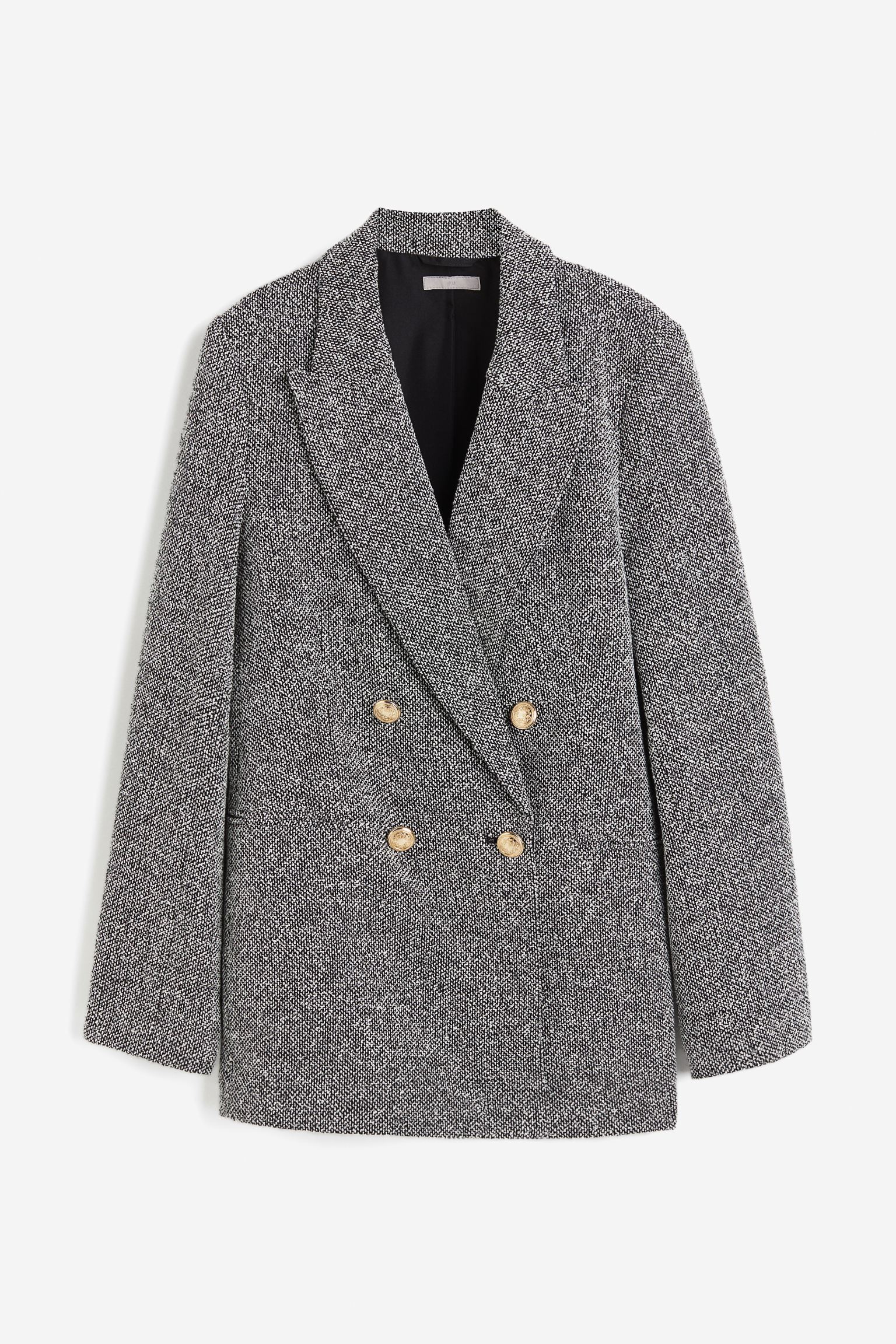 

Textured-weave blazer