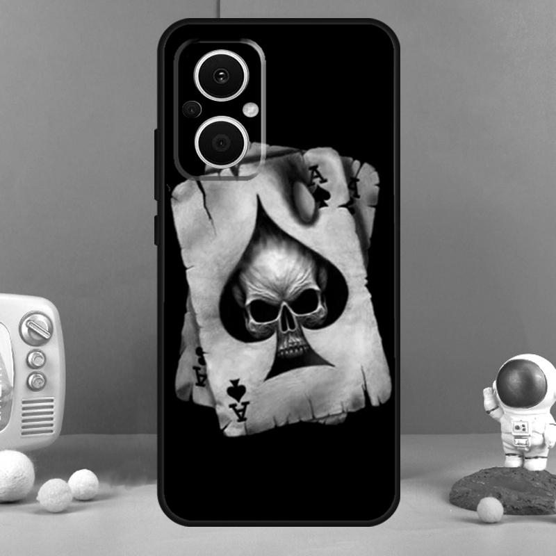 

Чехол для телефона OPPO Reno 14 F 11F 12F 13F 10 11 12 13 Pro 7 8 Lite OPPO Find X8 X6 X5 X9 Pro с рисунком Туз Пик для покера OPPO Reno11 Pro