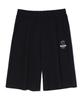 RAYFIKERS Wicked Smile One-Pleat Sweat Shorts Black (Mo7Pu493-076)