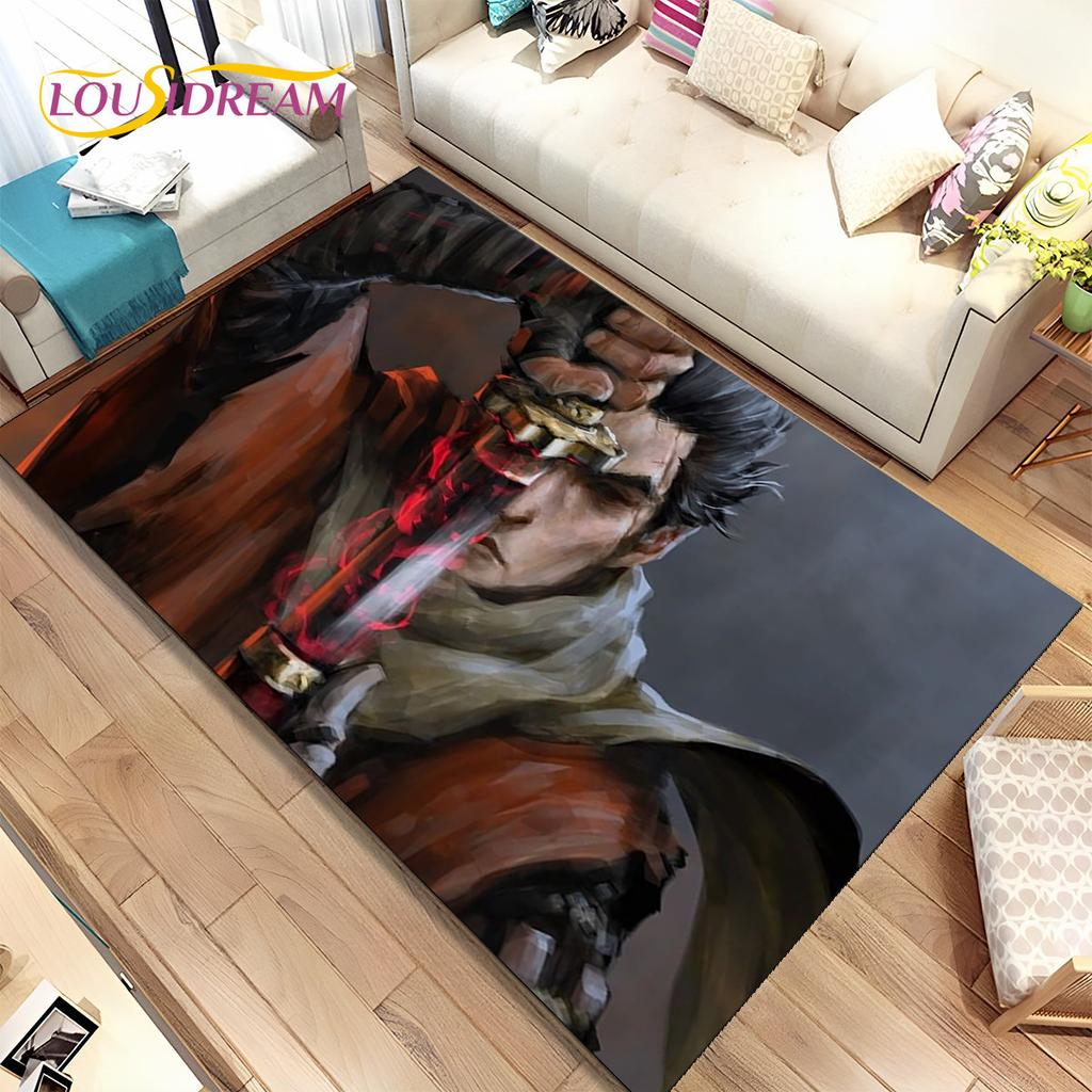 3D HD Sekiro Series Game Gamer Area Rug,Carpet Rug for Home Living Room Bedroom Sofa Doormat Decor,kids Play Non-slip Floor Mat