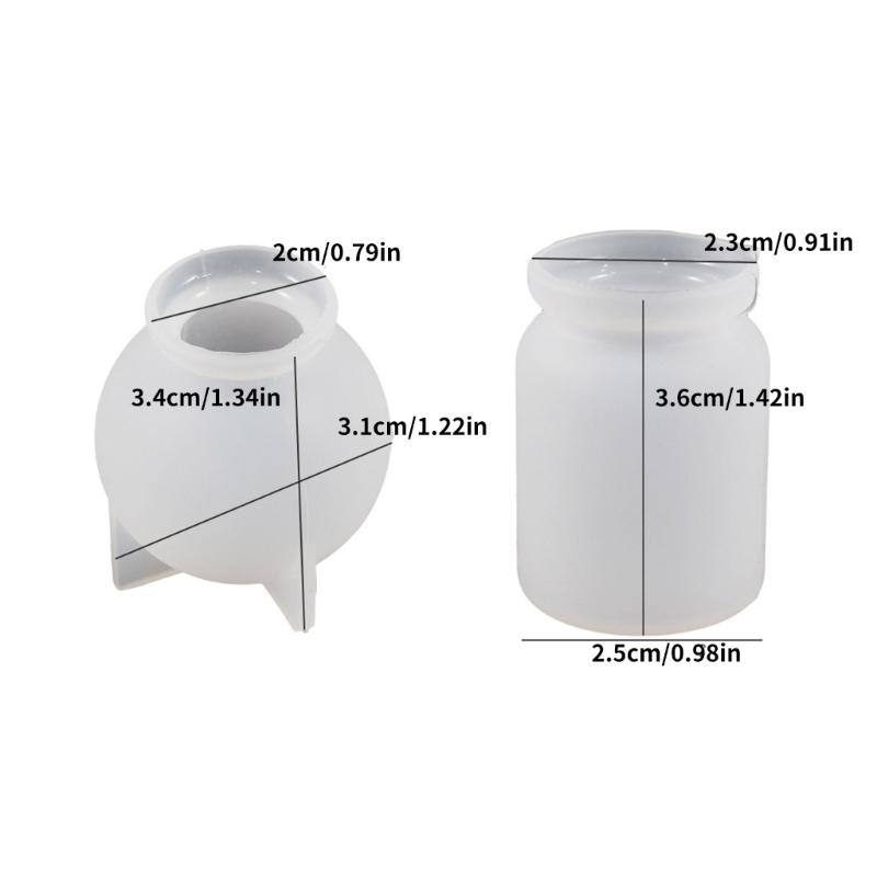 Silikon-Bastelformen, lebensmittelechte Flaschen, geformte Silikon-Tonformen, Silikonmaterial, perfekt für Heimwerkerarbeiten und Backen