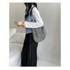 Korean Fashionable Casual Shiny Large-capacity Shoulder Bag Women's 2025 Light Luxury Niche High-end Beaded Tote