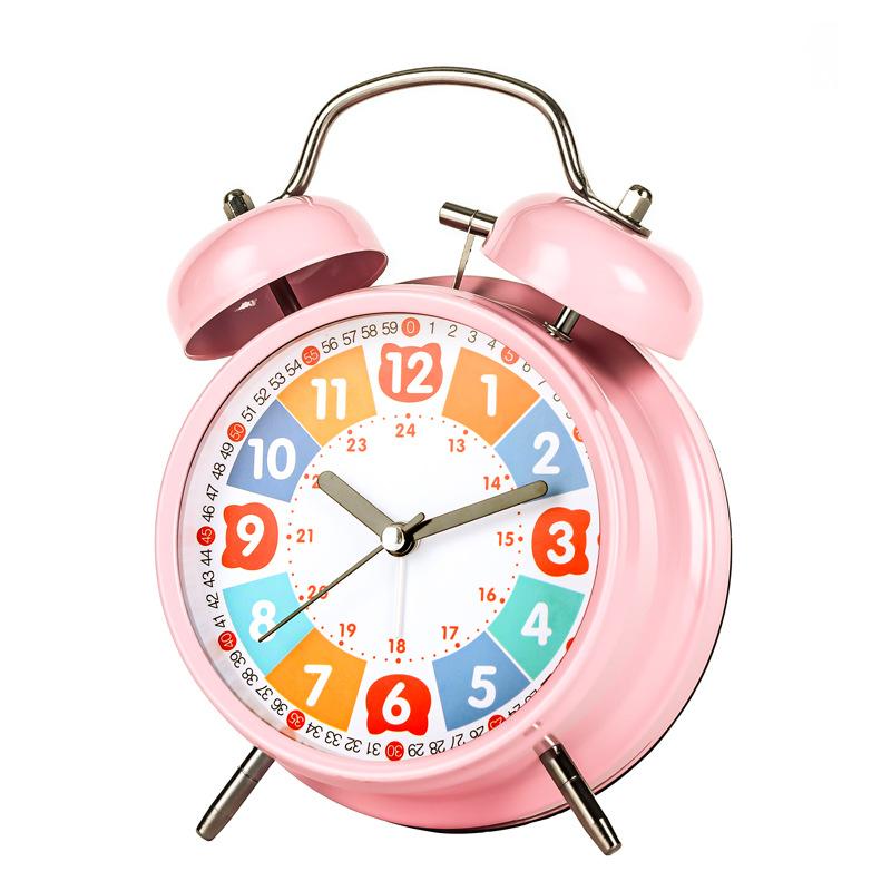 Candy System Digital Alarm Clock for Children's Early Education Cartoon Creative Quartz Ring Alarm Clock