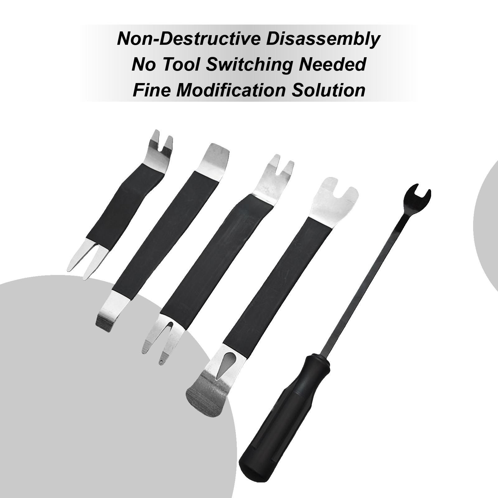 

Car Trim Removal Tool 5 Pieces Labor Saving Universal Repair Kit Car Panel Door Window Remover For Vehicle Dashboard Radio Audio China Mainland