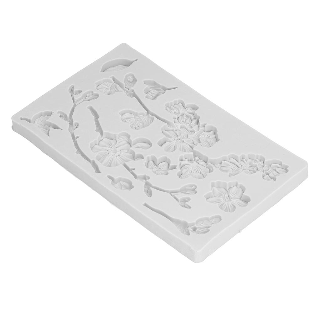 Chcolate Silicone Mold Food Grade Materials Easy To Demold Various Flowers Shapes Cake Resin Mold