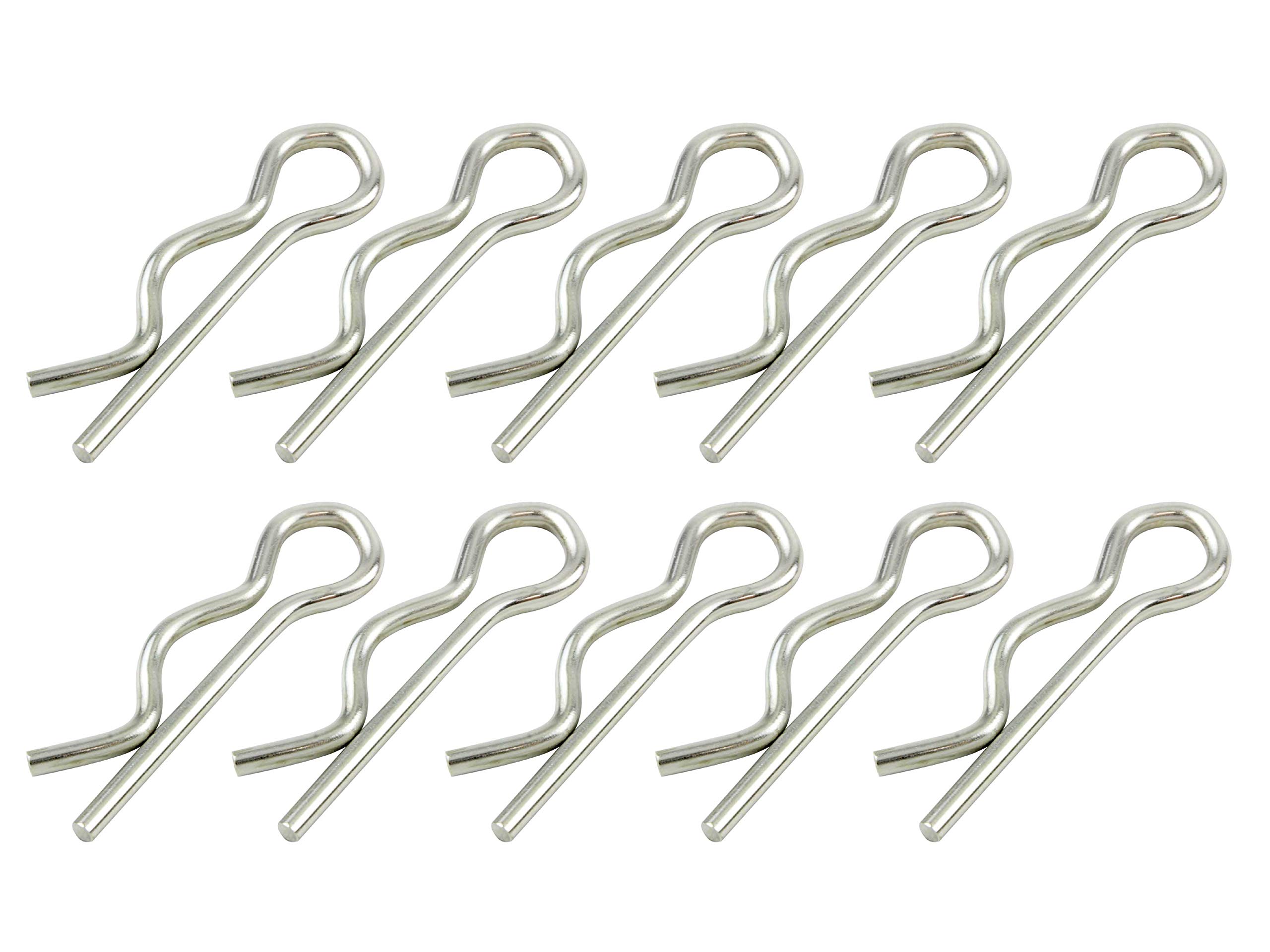 POSH FAITH Stainless Steel Beta Pin (10 pieces) for 10mm For 10mm shaft
