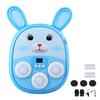 Music Boxing Machine for Kids Teens Adults Cartoon Wall-Mounted Trainer Equipment with LED Electronic Focus Training Target 3 Game Modes Boxing Music