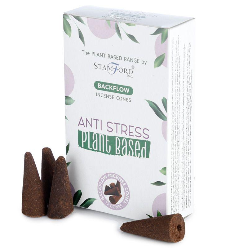 Backflow Incense Cones Anti Stress 12-Pack Plant Based