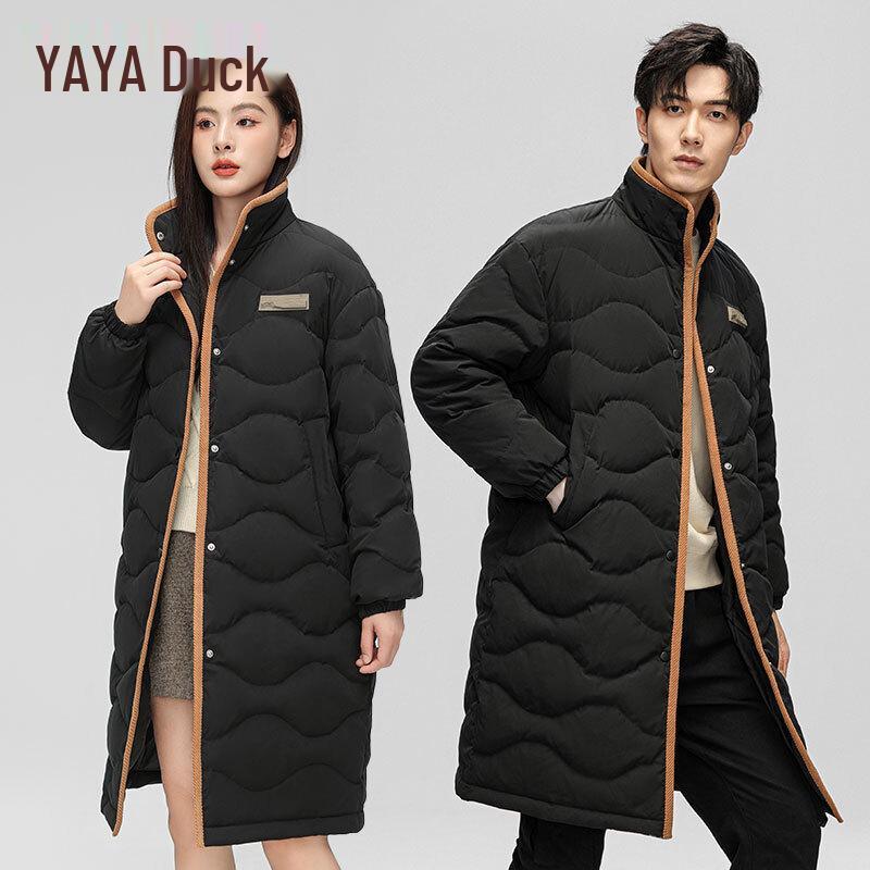 Yaya Unisex Stand-up Collar Duck Down Jacket 2XL