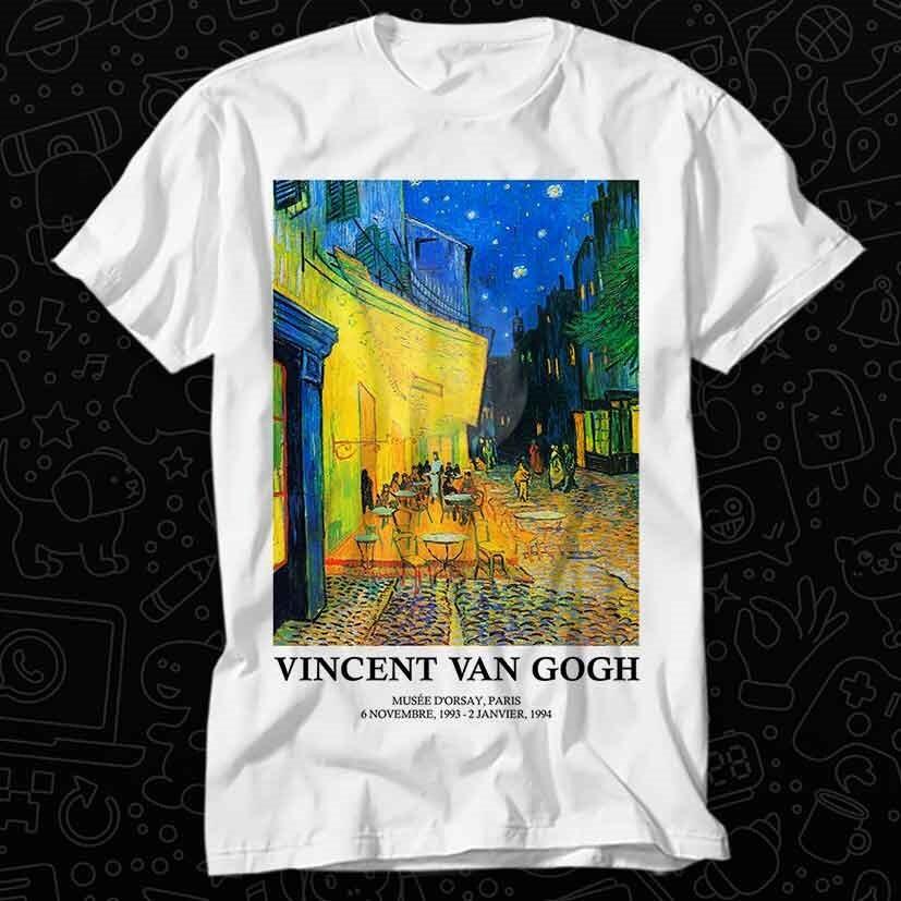 

Van Gogh Cafe Terrace At Night Poster T Shirt 249 3XL