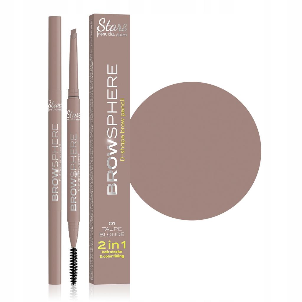 Stars Browsphere Eyebrow Pencil, No. 01 Taupe Blonde 0.14