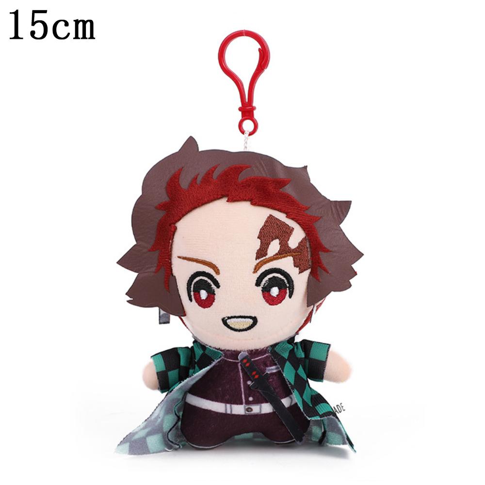 15Cm Japan Anime Demon Slayer Plush Toys Pendant Kamado Tanjirou Rengoku Shinjurou Agatsuma Zenitsu Tsuyuri Kanawo Tomioka Giyu