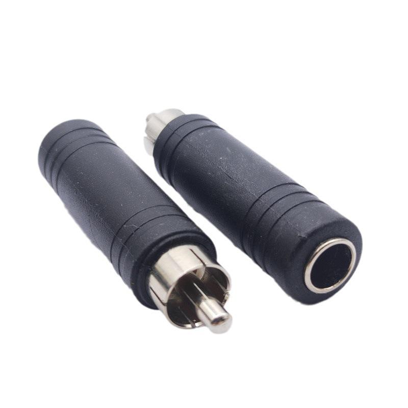 RCA Male to 6.5mm Female Audio Adapter - Sound System Accessory