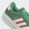adidas Court Bold VL Size Green and Pink Women's Sneakers, 24.5,