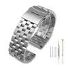Uhrenarmband 22mm Armband Edelstahl Uhrarmband Ingenieur Armband Silber Metallband [Kai Tian] Herren