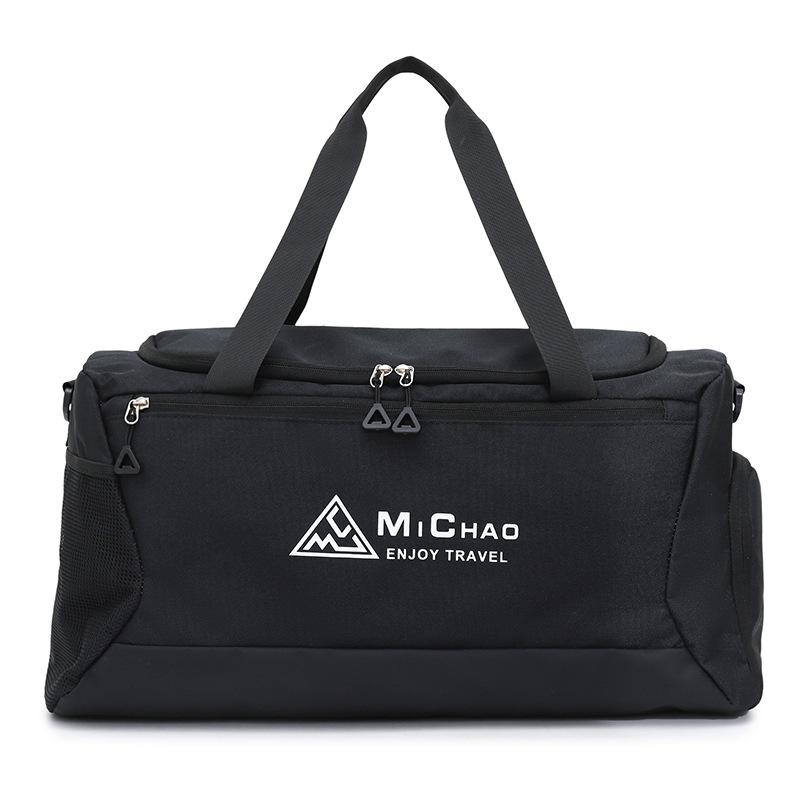 

Couple dry and wet separation fashion sports fitness bag go out to play large capacity with shoe compartment portable travel bag чорний