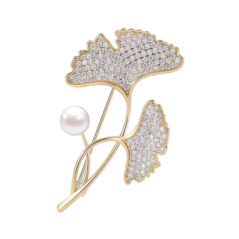 

Dandelion Pearl Alloy Brooch Environmental Material Fashion Temperament Versatile Exquisite Hypoallergenic Long-lasting Color Gift