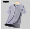 Men’s Summer Ice Silk Quick-Dry Loose Fit Short Sleeve T-Shirt
