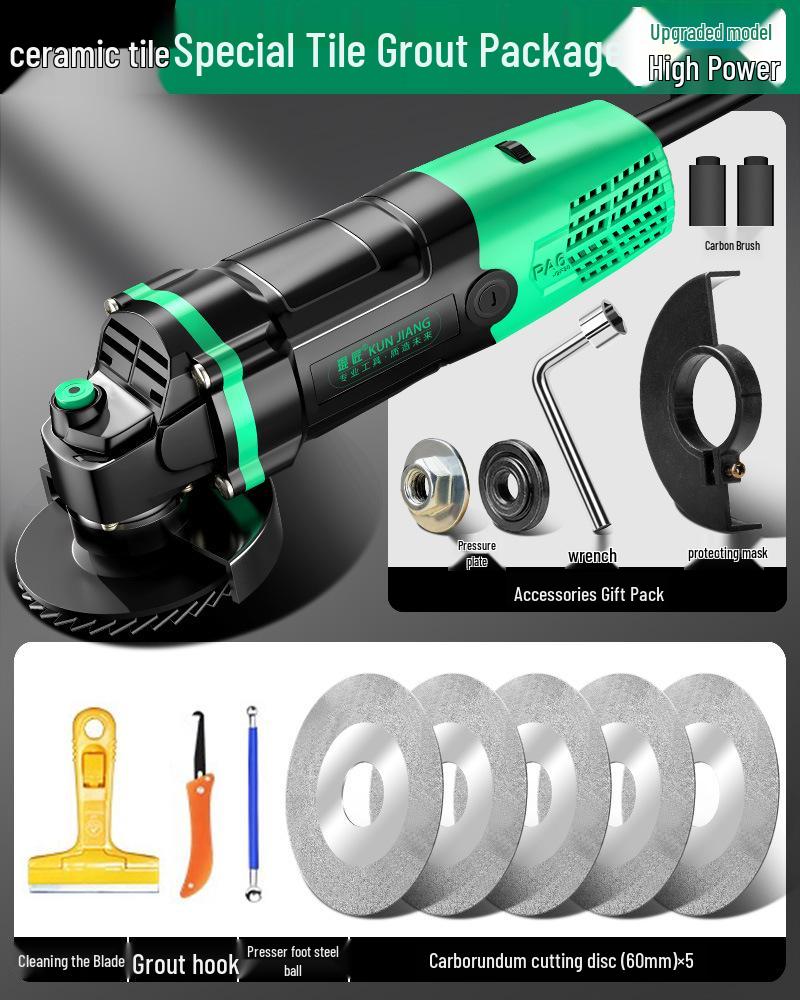 Compact Electric Saw for Wood, Tile, Grout, Metal, Aluminum Alloy - Handheld Home Tool