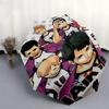 1pc Haikyuu! Anime Characters Umbrella Automatic Opening Closing, Portable 3-Fold Design, 8-Bone Iron Frame, Outdoor Umbrella, Ideal Gift for Fans, Tr