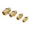 Equal Reducer Nipple Flare Tube Od 1/4" 5/16" 3/8" 1/2" 5/8" 3/4" 7/8" Sae-Standard Brass Pipe Fitting Connector Air Coniditoner