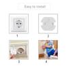 10pcs Baby Safety Child Electric Socket Outlet Plug Protection Security Two Phase Safe Lock Cover Kids Sockets Cover Plugs