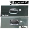 TESIN Car Door Handle Bowl Decoration Cover Stickers for Suzuki Jimny 2007-2012 2013 2014 2015 2016 2017 Exterior Accessories