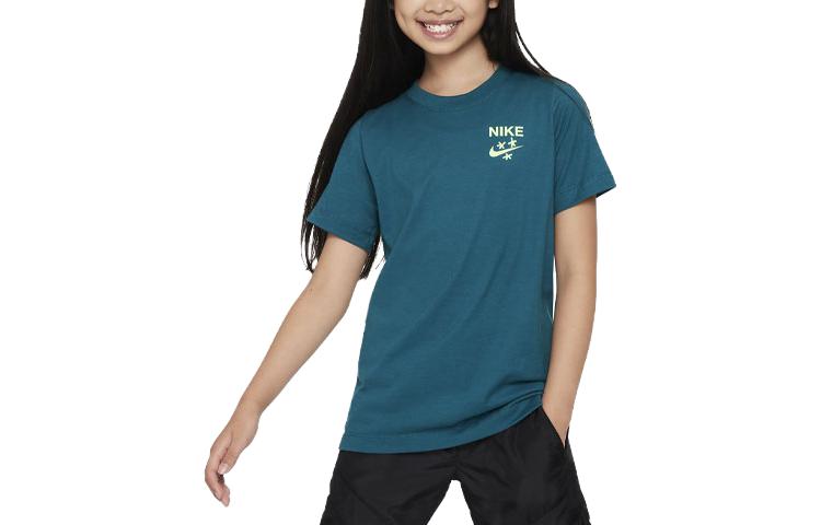 

Nike Kids T Shirts Crew Neck Moderate FD3988-315 XL