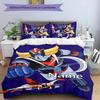 3pcs UFO Robot Grendizer2 Cover Set - Personalized Name, HD Printed Bedding with 1 Cover and 2 Pillowcases - Perfect for Home Decor, Easy Care