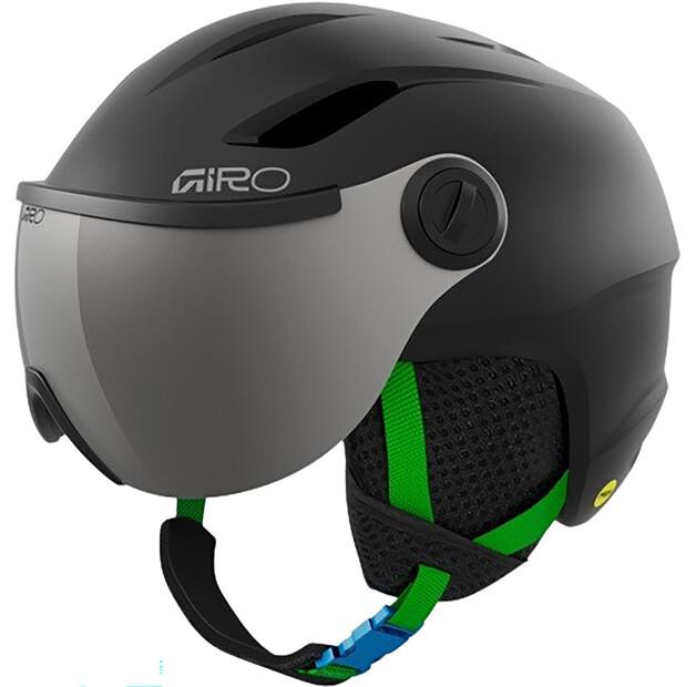 Шлем защитный Giro Kid's Buzz Mips (MatteBlack/PartyBlocks) серый