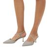 Dune London Womens/Ladies Textured Formal Flare Heel Court Shoes