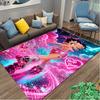 1pc Betty Boop Rug, Digital Printed Home Chair Sofa Mat, Durable Office Area Carpet, Beautiful Festival Decorations