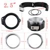 High Quality New Design  Black 2/2.5/3.0/3.5/4 Inch O.D. Tubing HD Pinless Clamp Assembly 32516 Aluminum
