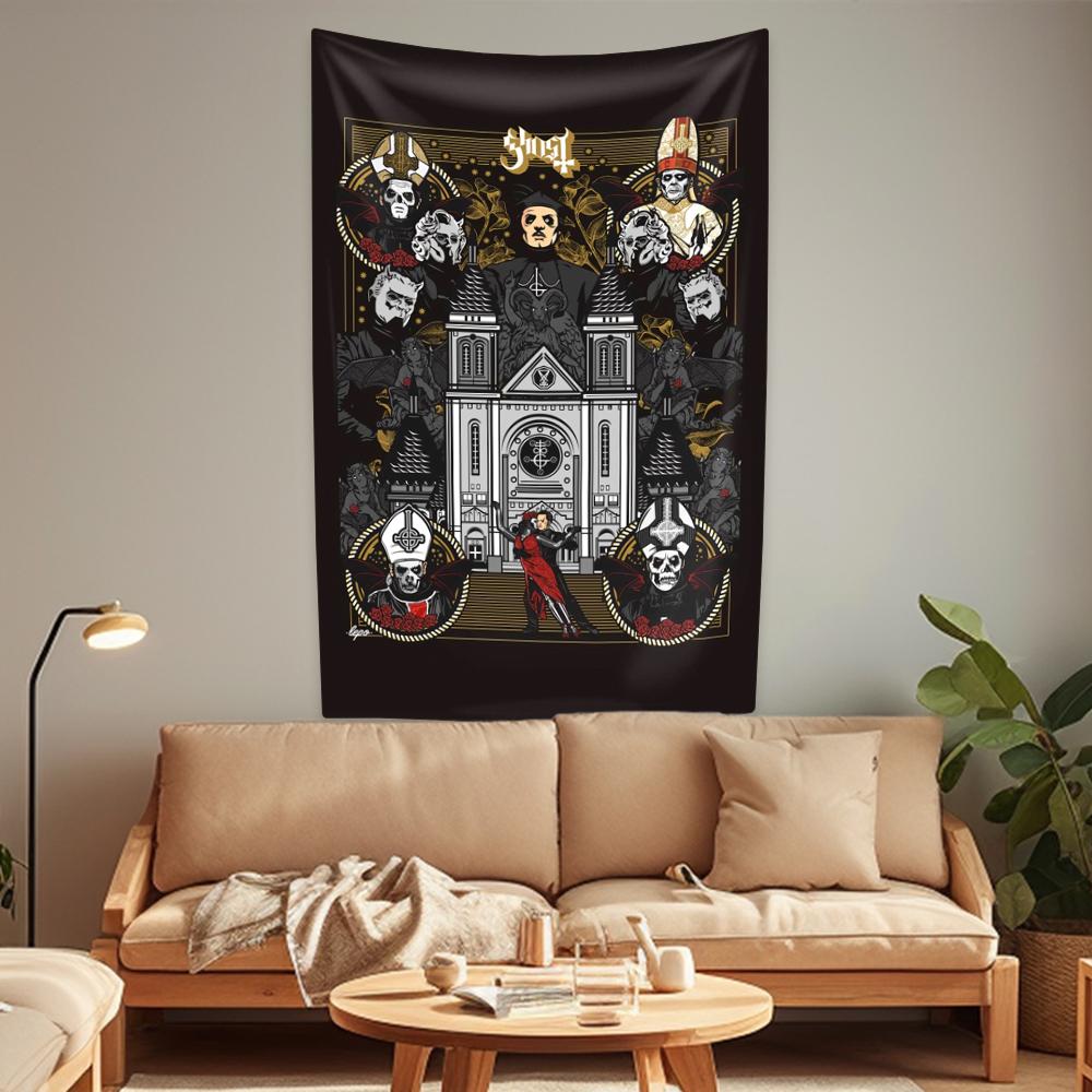 

Шведская метал-группа Гобелены Настенные ковры Рок Домашний декор Общежитие Фоновая ткань Диван Плед Фестивали Подарок 29x37in