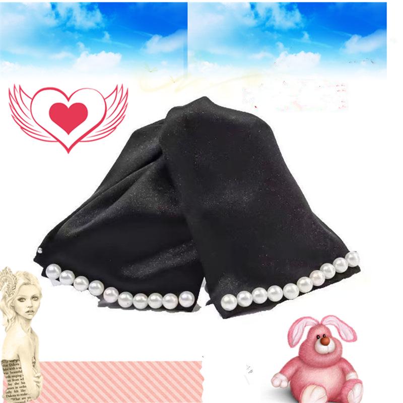 French Pearl Fabric Elegant Hair Clip - Versatile Large Shark Clip Fashion Accessory