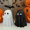 Decorative Item Ghost Figurine Halloween Home Decor Scary Cute Ghost Statue Miniature Model Coffee Table Centerpiece Shelf