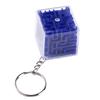 Six-sided 3D Maze Keychain Intelligence Rolling Ball Keychain Maze Toys Keyring  Party Favors