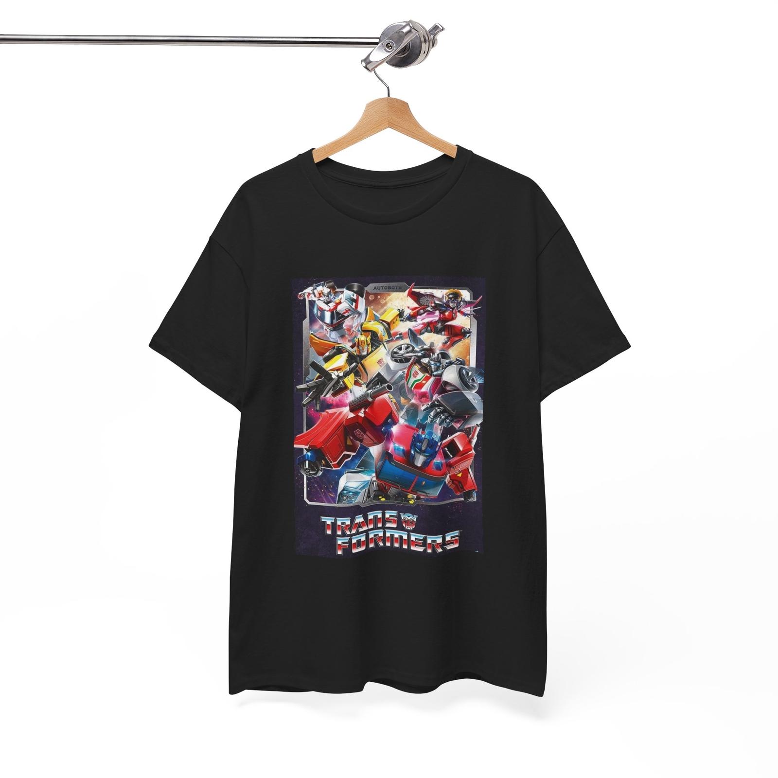 Transformers T shirt Retro Movie Poster Toys Vintage Unisex Heavy Cotton Tee XXL