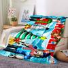 1Pc Roblox Winter Wonderland Blanket Soft Throw Blanket For Home Bedroom Bed Sofa Travel Office Solid Christmas Blanket